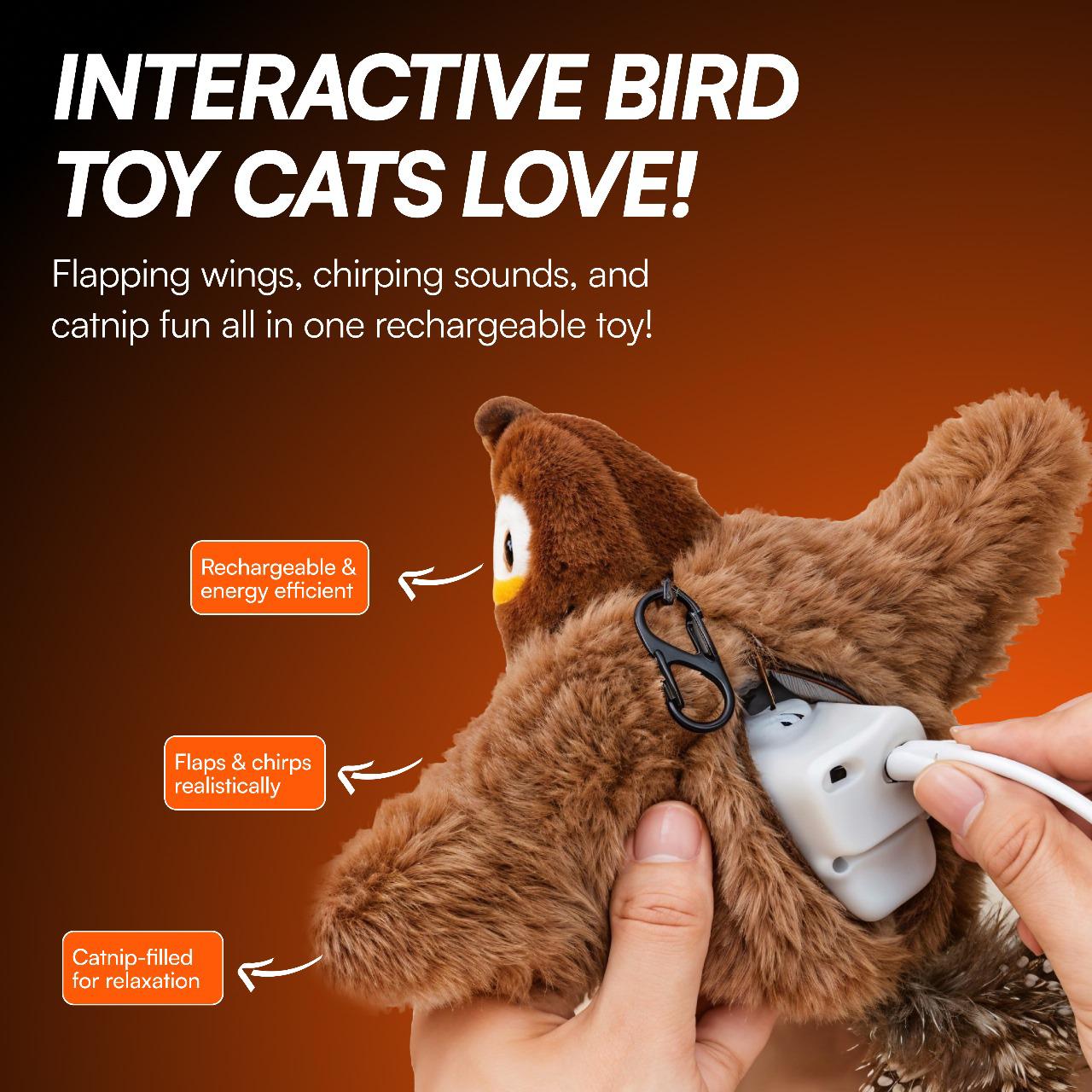 Flying Bird Cat Toy™